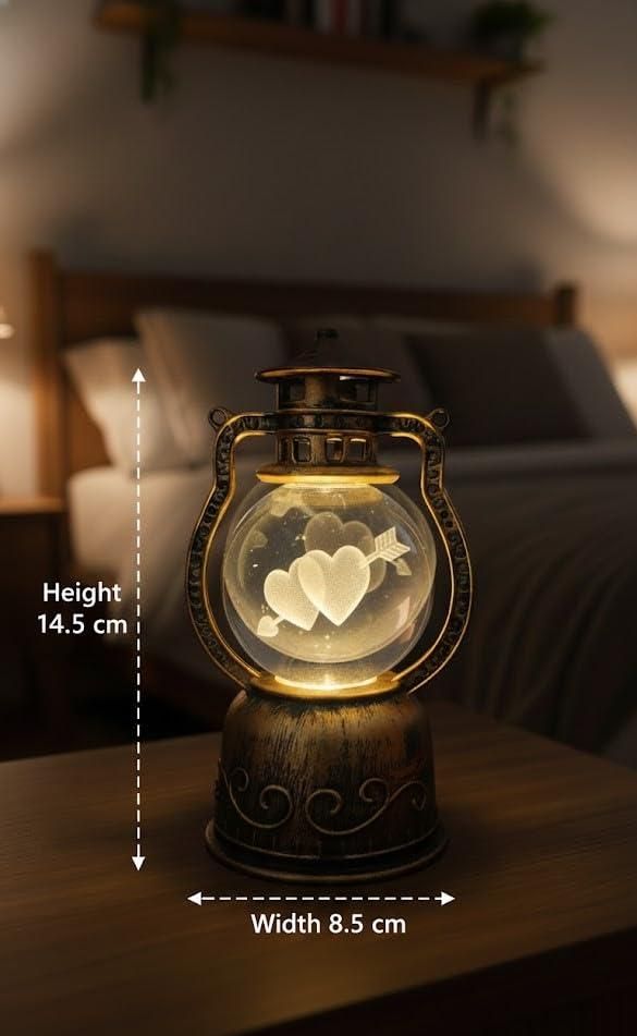 Special Crystal Ball Lamp – Romantic LED Night Light Gift