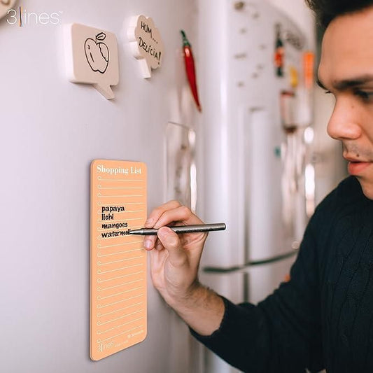 SmartList Fridge Planner Pad – Magnetic Grocery List with Marker