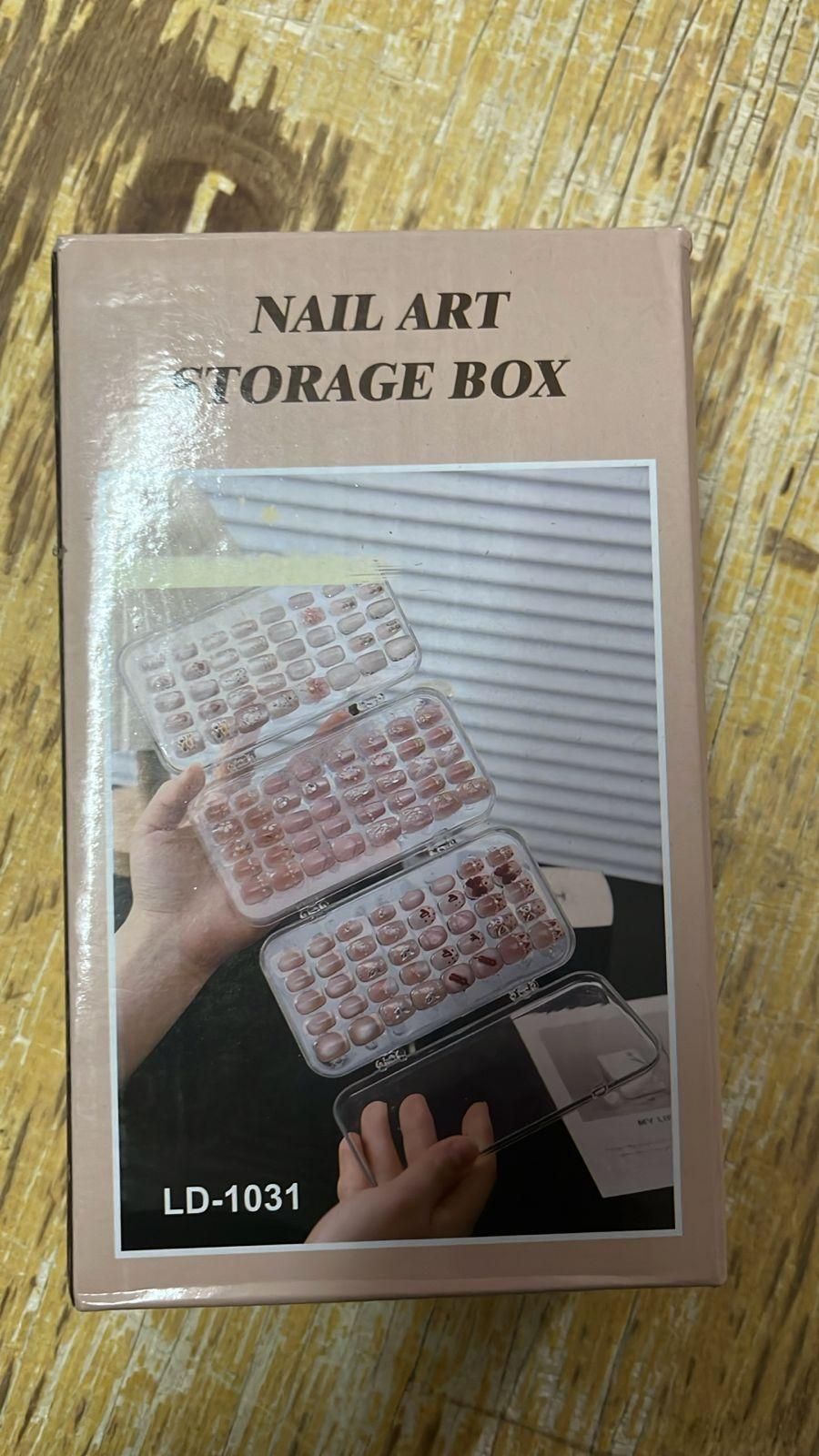 Beauty Nail Organizer Case – 3 Fold Portable Multi-Layer Storage Box