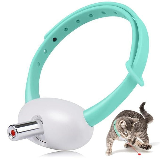 PawPlay Laser Collar – Self-Teasing Interactive Cat Toy for Active Play & Exercise