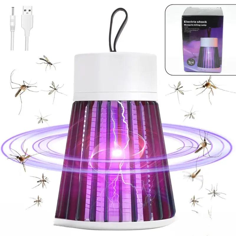 USB Powered Mosquito Killer Machine – Electric LED Mosquito Trap Lamp for Indoor & Outdoor Use