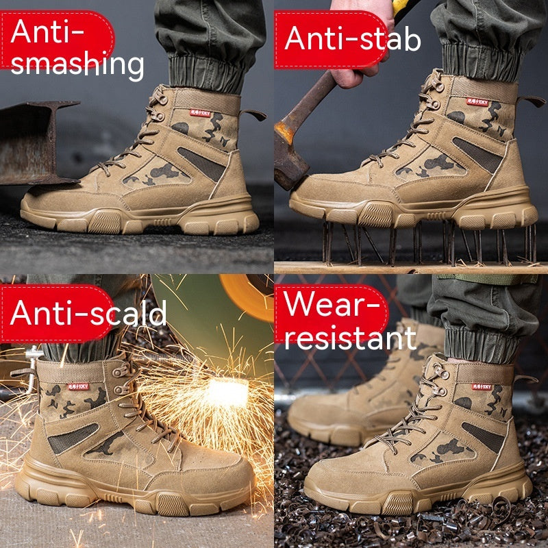 PowerShield Safety Shoes – 10kV Insulated Anti-Smash & Anti-Pierce Work Shoes