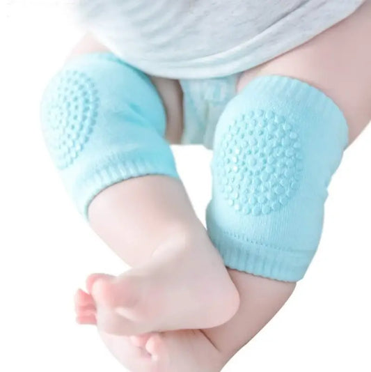Baby Toddler Wool Knit Leg Warmers & Knee Guards | Soft Cotton Anti-Slip Knee Pads for Crawling Kids | Breathable & Stretchable Support (1 Pair)