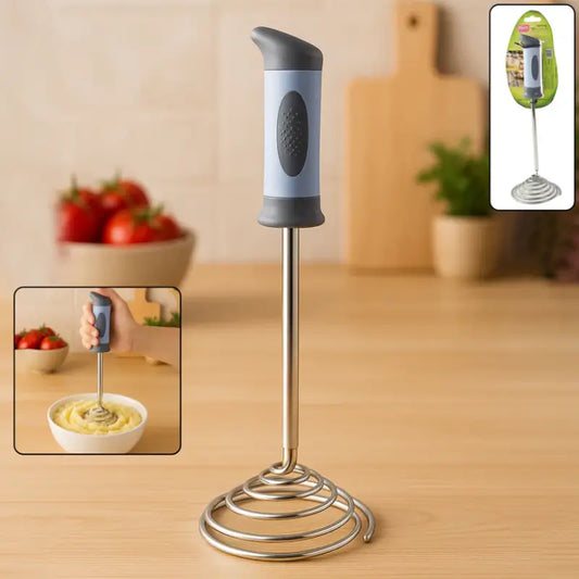 Spring O Heavy Duty Stainless Steel Masher | Potato & Vegetable Kitchen Food Masher Tool