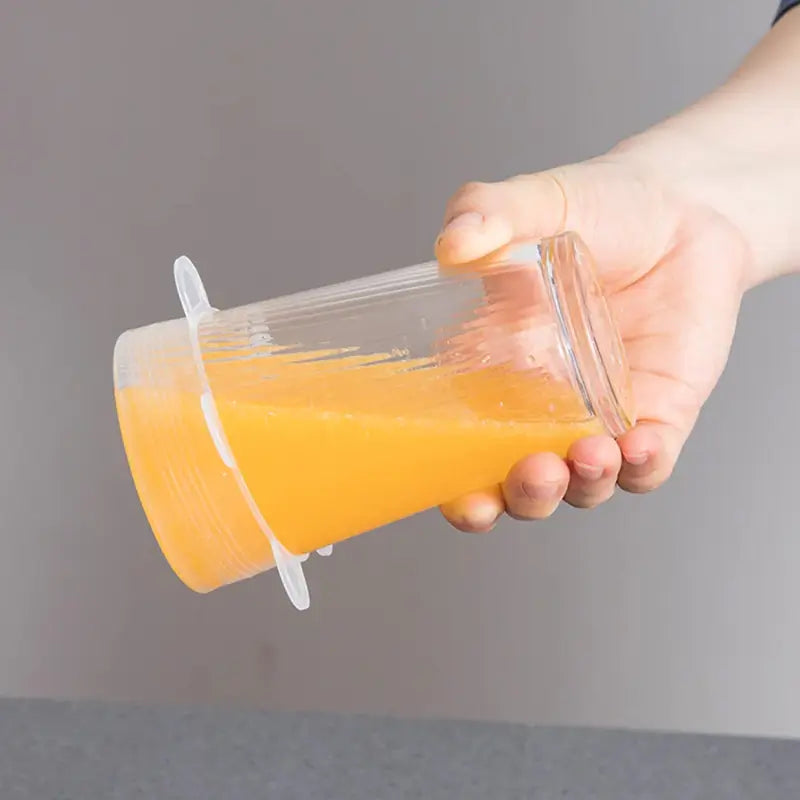FreshSeal Silicone Stretch Lids Set – Reusable Food Covers (Pack of 6)
