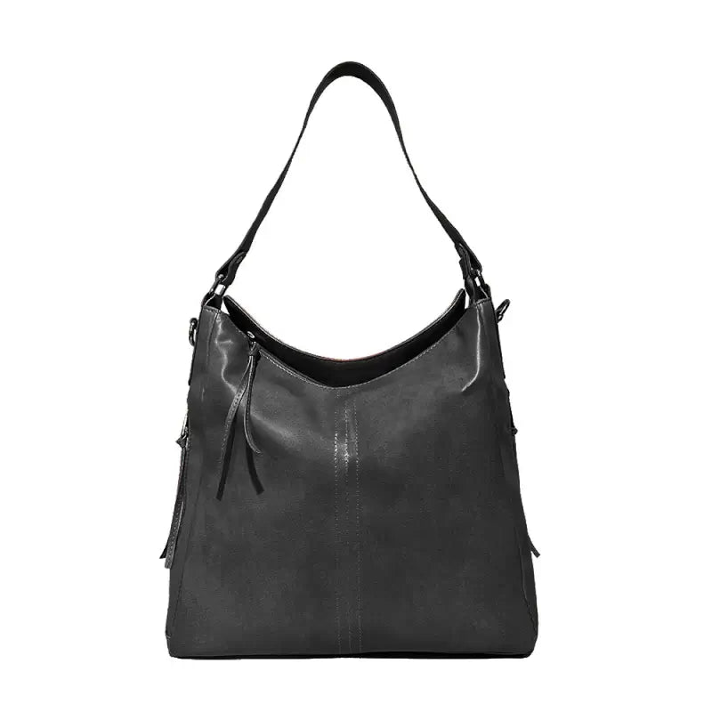 UrbanLuxe Vegan Leather Shoulder Bag – Spacious Water-Resistant Adjustable Strap
