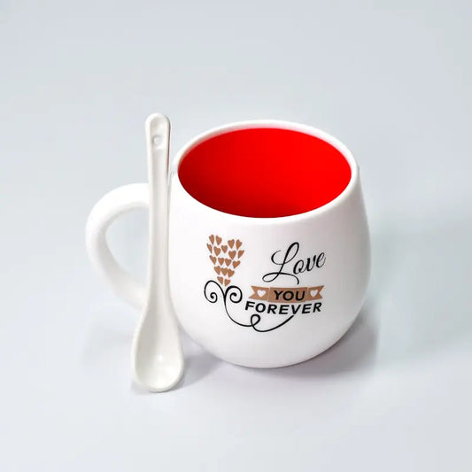 GiftSip Designer Coffee Mug Set – Ceramic Mug with Spoon & Gift Box