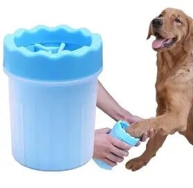 Portable Dog Paw Cleaner Cup | Soft Silicone Bristle Pet Foot Washer | Easy Clean Paw Cleaning Tool for Small & Medium Dogs