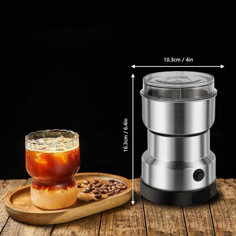 Multifunction Electric Coffee & Spice Grinder | Mini Stainless Steel Masala Grinder for Coffee Beans, Nuts & Grains