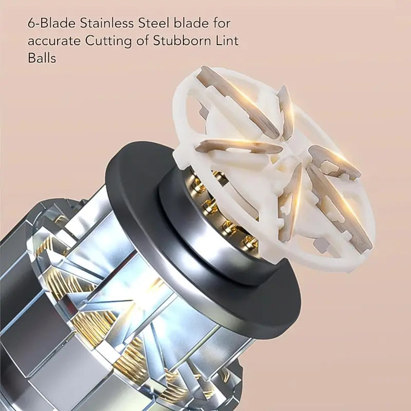 FabricFresh Portable Lint Remover – USB Rechargeable Clothes Defuzzer