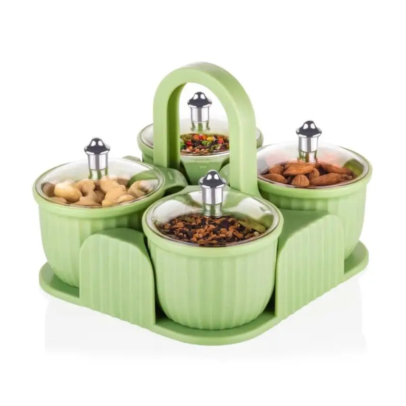 FreshStore Multipurpose Storage Container Set – Kitchen Jars for Spices & Snacks