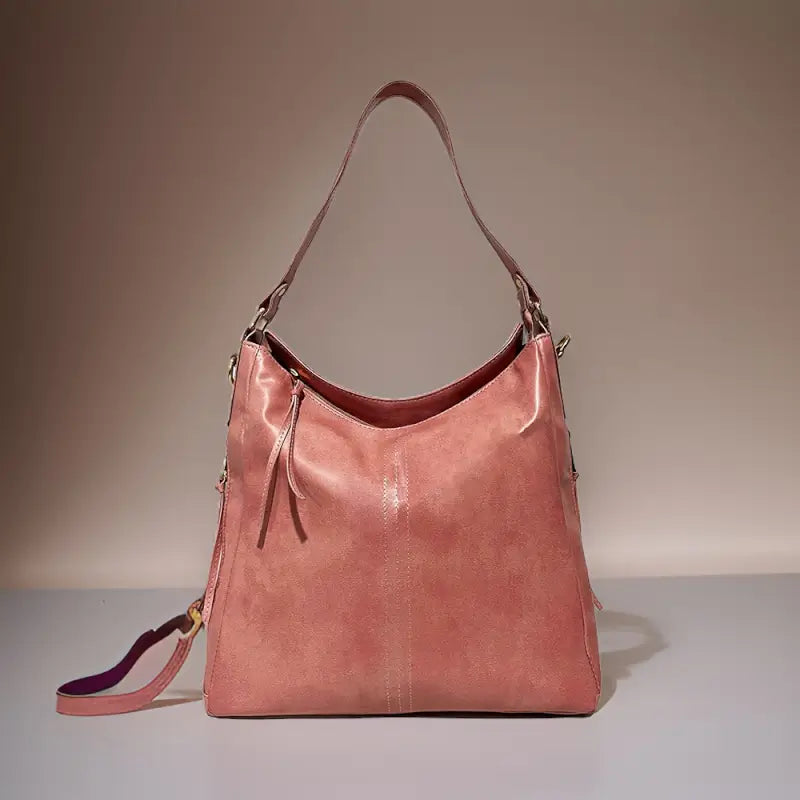 UrbanLuxe Vegan Leather Shoulder Bag – Spacious Water-Resistant Adjustable Strap