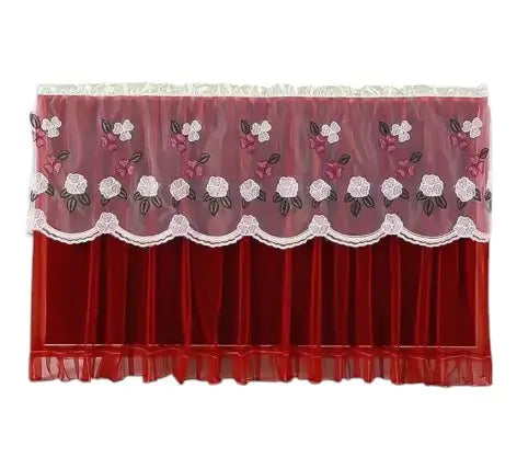 Dustproof TV Cover for 42 Inch Screen | Indoor LCD/LED TV Protector Cloth | Breathable Net Fabric (Mix Color)
