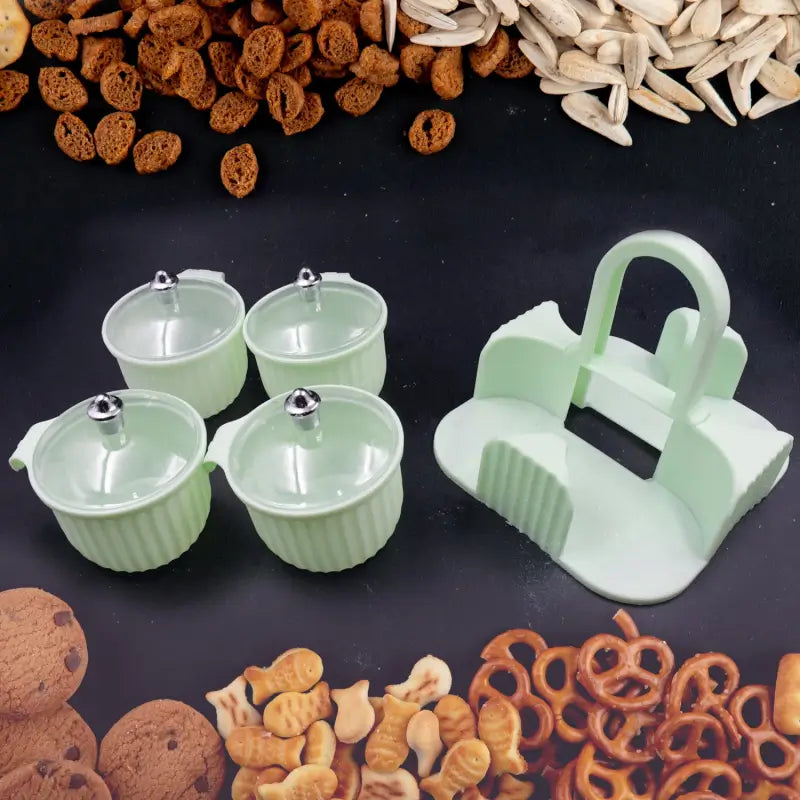 FreshStore Multipurpose Storage Container Set – Kitchen Jars for Spices & Snacks