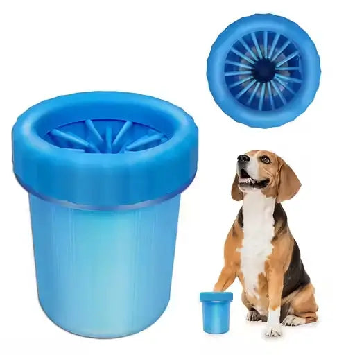 Portable Dog Paw Cleaner Cup | Soft Silicone Bristle Pet Foot Washer | Easy Clean Paw Cleaning Tool for Small & Medium Dogs