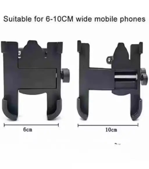 360° Adjustable Bike & Bicycle Phone Holder | Universal Mobile Mount | Strong ABS Alloy Build | Secure Handlebar Grip