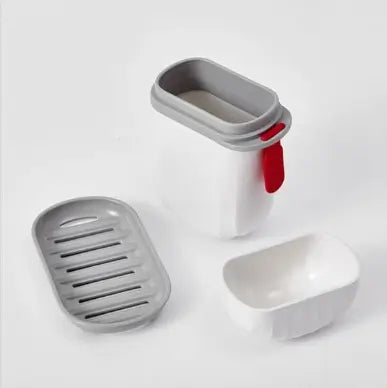 Portable Travel Soap Case with Leakproof Lock | Compact Plastic Soap Holder | Lightweight & Hygienic Soap Box for Gym, Camping & Bathroom Use