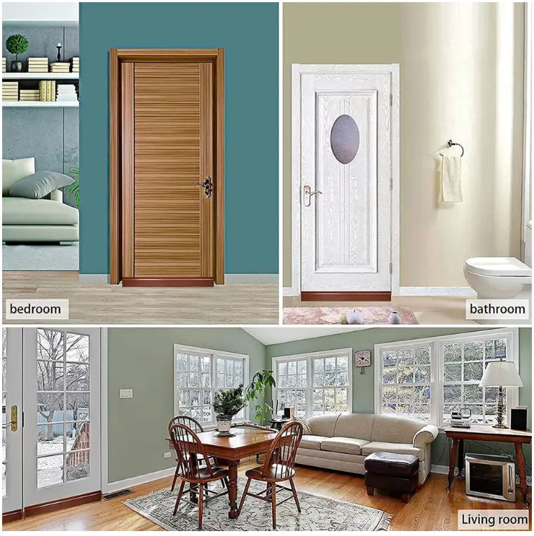 Self-Adhesive Silicone Door Bottom Sealing Strip | Dust, Noise & Insect Blocker Door Guard | Gap Filler Strip (Brown)