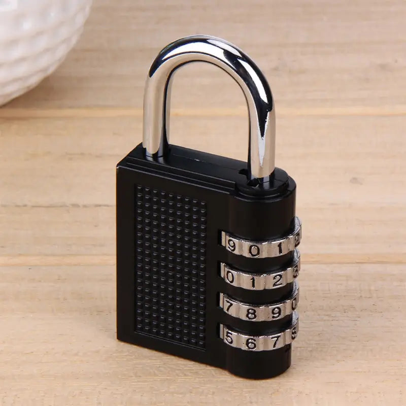 SecureGuard 4-Digit Combination Padlock – Keyless Security Lock