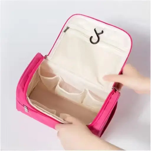 Vivah Pink Travel Cosmetic Container Set – Compact Beauty Storage Kit