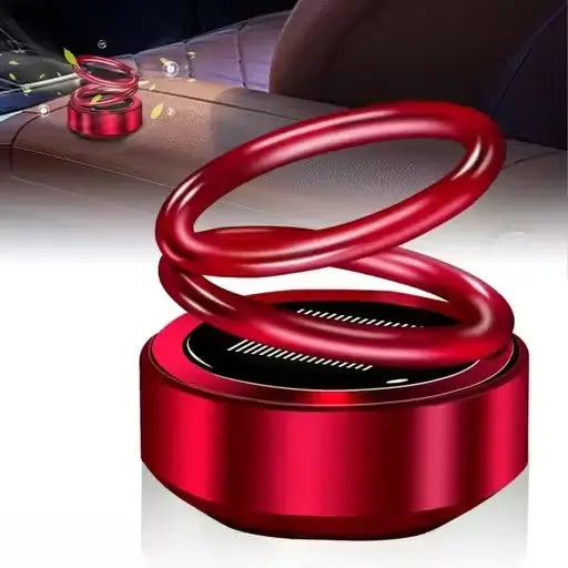 SolarAura Car Solar Perfume Air Freshener – Rotating Aroma Diffuser