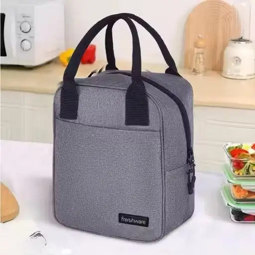 FreshCarry Nylon Lunch Bag – Portable Insulated Travel Lunch Tote