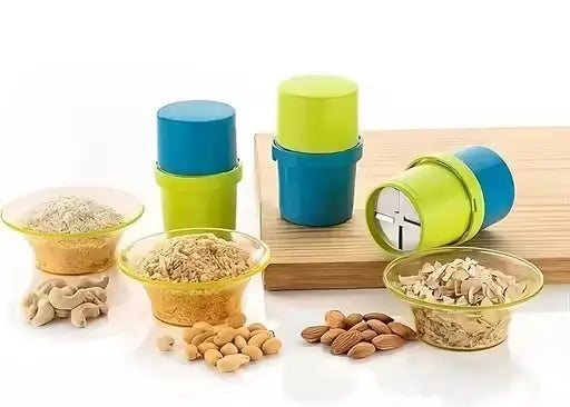 3-in-1 Stainless Steel Dry Fruit Cutter, Slicer & Grinder | Multi-Purpose Nut, Chocolate & Butter Slicer | Durable Kitchen Tool