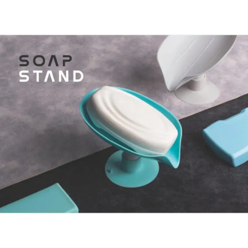 CleanFlow Self-Draining Soap Holder – Bathroom Soap Dish Stand (1 Pc)