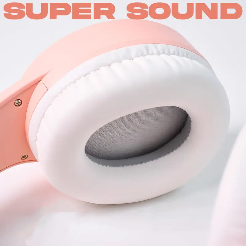 ZW-053 Wireless Over-Ear Bluetooth Headphones | Foldable Stereo Headset with Mic | Soft Cushioned Earmuffs | Noise Isolation | Stylish Pastel Design