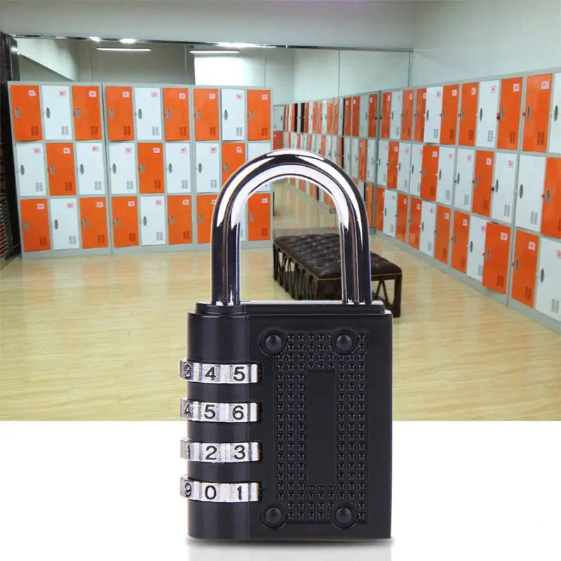 SecureGuard 4-Digit Combination Padlock – Keyless Security Lock