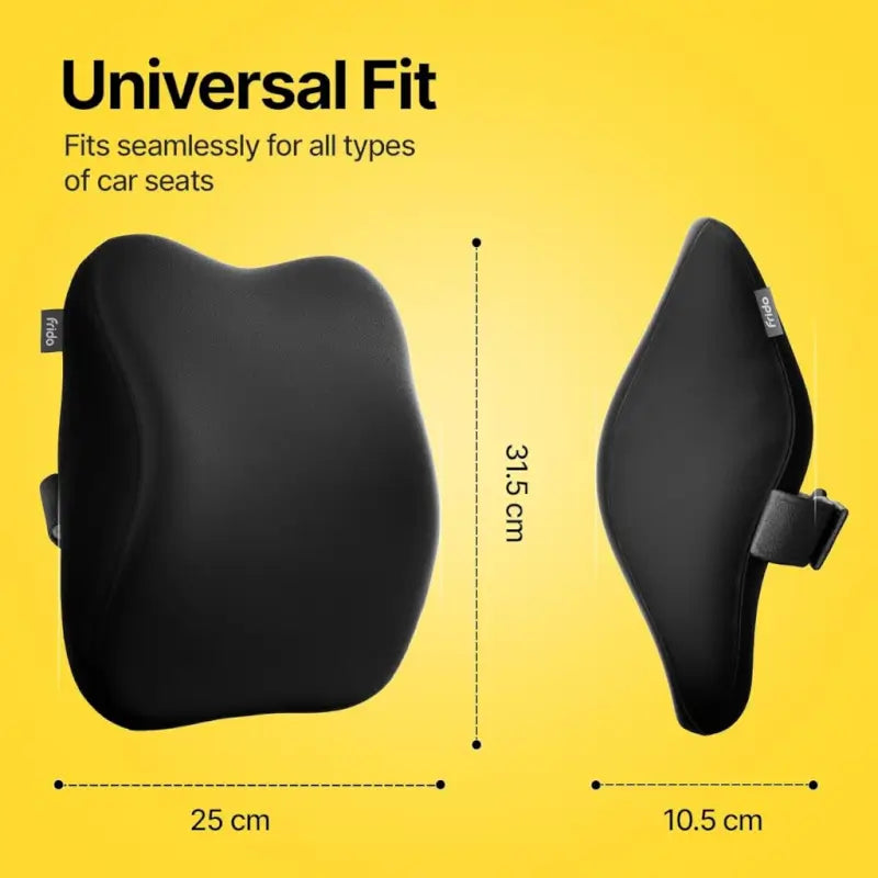 Memory Foam Car Headrest Neck Pillow | Ergonomic Cervical Support Cushion | Adjustable Strap | Breathable Washable Velvet Cover | Universal Fit