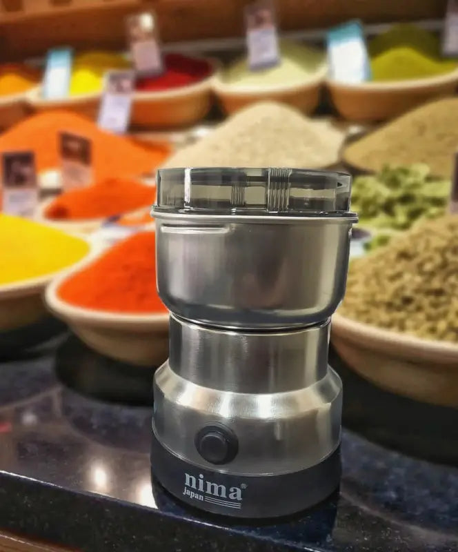 Multifunction Electric Coffee & Spice Grinder | Mini Stainless Steel Masala Grinder for Coffee Beans, Nuts & Grains