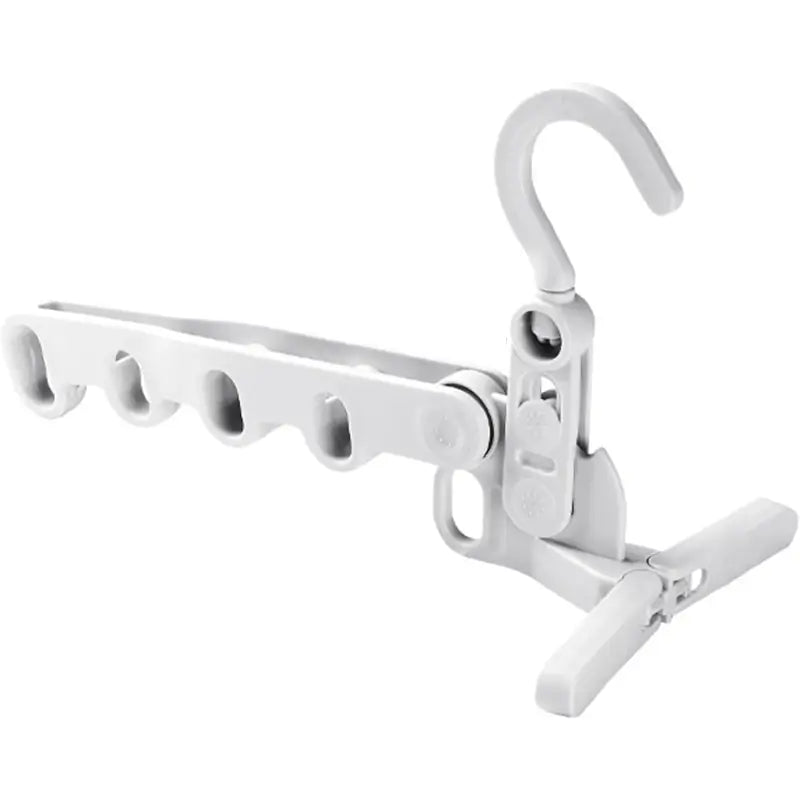5-Hole Foldable Clothes Hanger | Space-Saving Travel & Indoor Drying Hanger for Shirts, Towels & Clothes