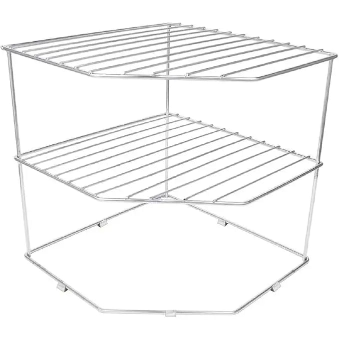 CornerMax Stainless Steel Kitchen Corner Shelf Rack