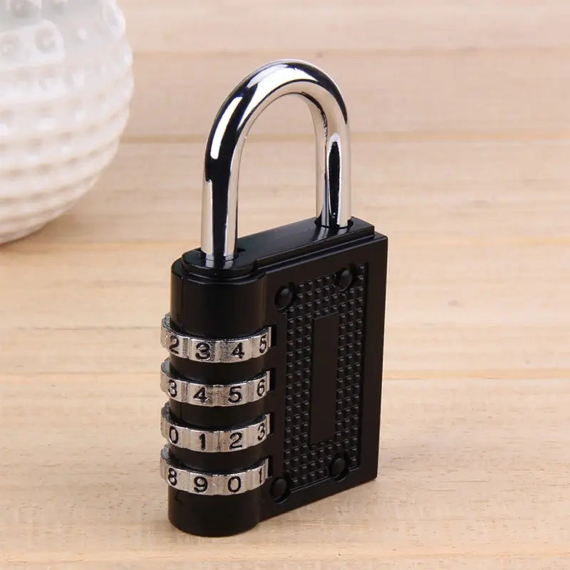 SecureGuard 4-Digit Combination Padlock – Keyless Security Lock