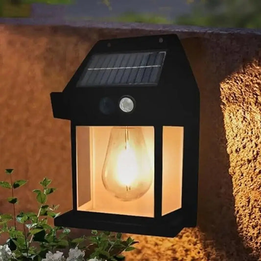 SunGlow Solar Wall Light – Outdoor Motion Sensor Waterproof LED Lamp (3 Modes)