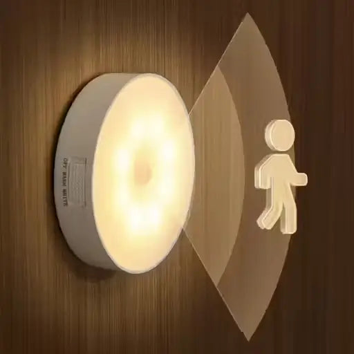 SmartGlow Motion Sensor LED Light – USB Rechargeable Cabinet & Wall Light
