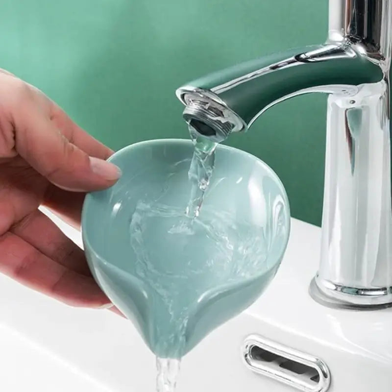 CleanFlow Self-Draining Soap Holder – Bathroom Soap Dish Stand (1 Pc)