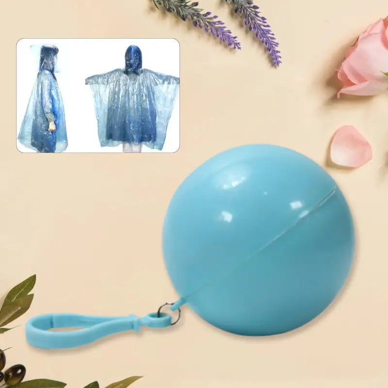 RainReady Kids Disposable Raincoat – Emergency Ball Raincoat with Carry Case