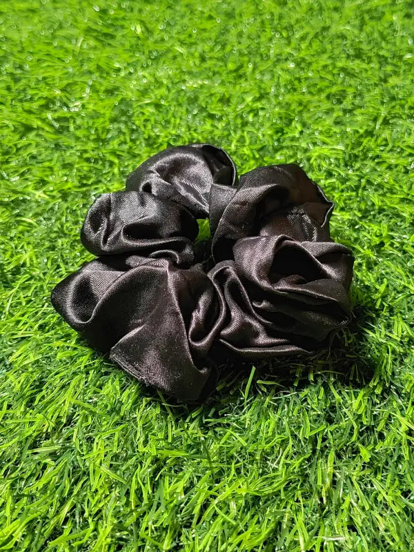 Luxury Satin Hair Scrunchies (Pack of 5) | Soft Hair Ties for Women & Girls | Anti-Breakage Hair Bands in Elegant Shades