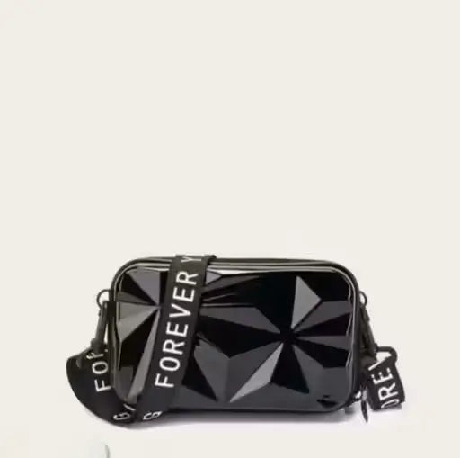 Forever Young Mini Suitcase Sling Bag for Women | Trendy PVC Crossbody Bag | Waterproof Compact Travel Purse | Lightweight & Stylish