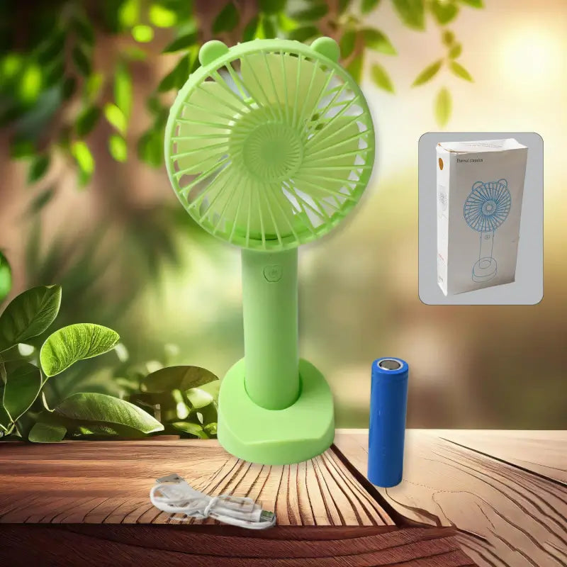 BreezeMini Portable Desk Fan – 3-Speed Personal Table Fan