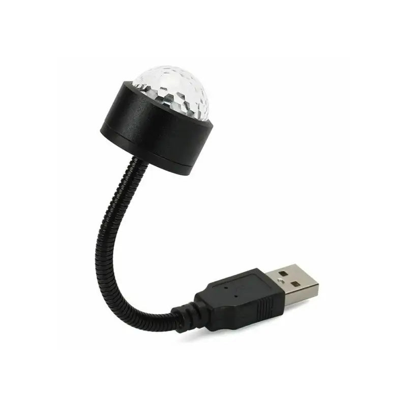 USB Star Night Light Projector | Mini Disco Ball Car & Room Ceiling Light | Flexible LED Atmosphere Lamp for Party & Bedroom
