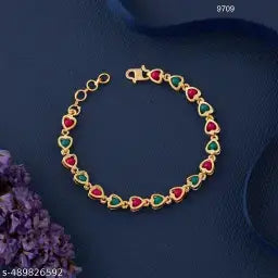Indian Wedding Jewellery Set for Women | Gold-Plated Brass Necklace & Earrings with CZ Stones | Adjustable Choker / Maangalyam Style