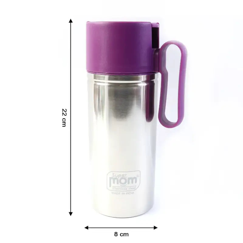Supermom Stainless Steel Oil Pourer (750ml) | Anti-Drip Kitchen Dispenser Bottle with Handle | Leakproof Oil, Ghee & Vinegar Container