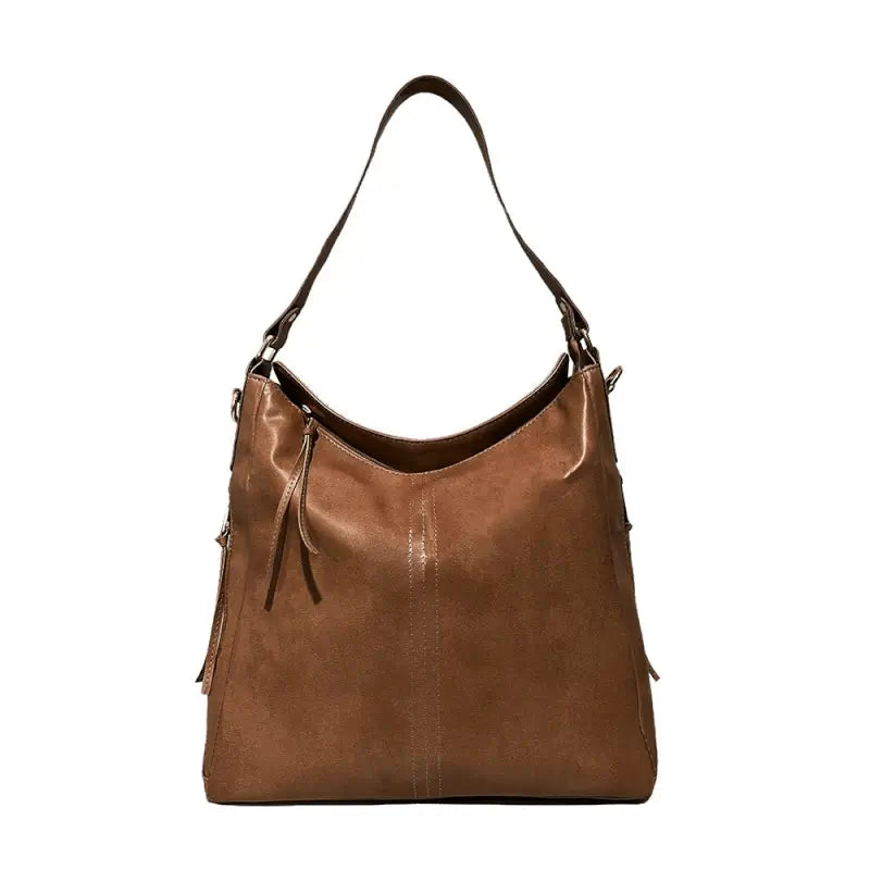 UrbanLuxe Vegan Leather Shoulder Bag – Spacious Water-Resistant Adjustable Strap