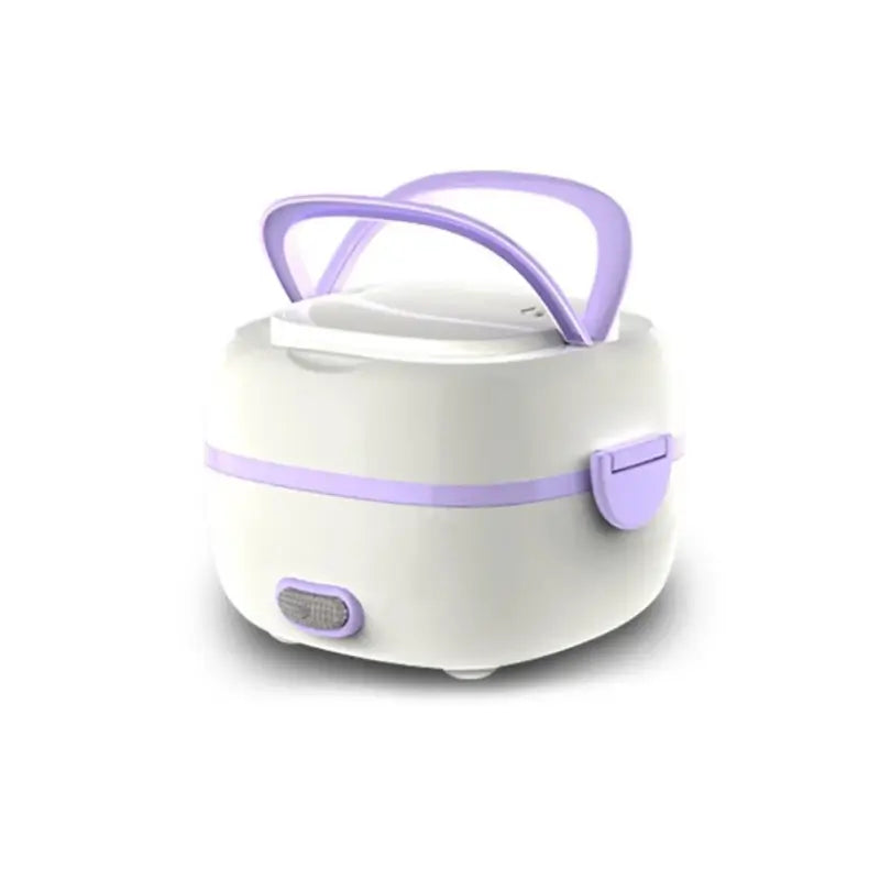 Electric Lunch Box | Portable Food Warmer with Stainless Steel Compartments | Heated Tiffin Box for Office, Travel & Home