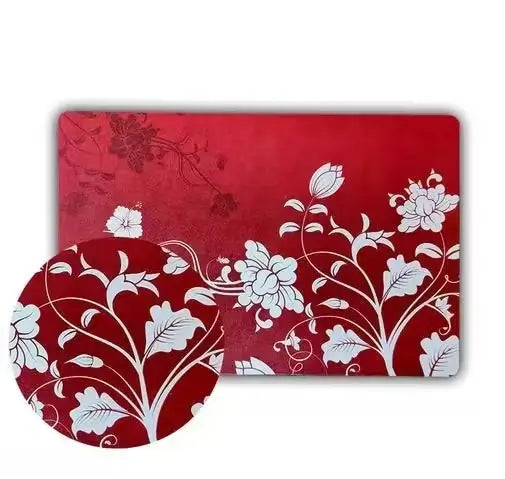 Revexo PVC Fridge Mats Set – Anti-Slip Refrigerator Organizer Mats (Pack of 4)