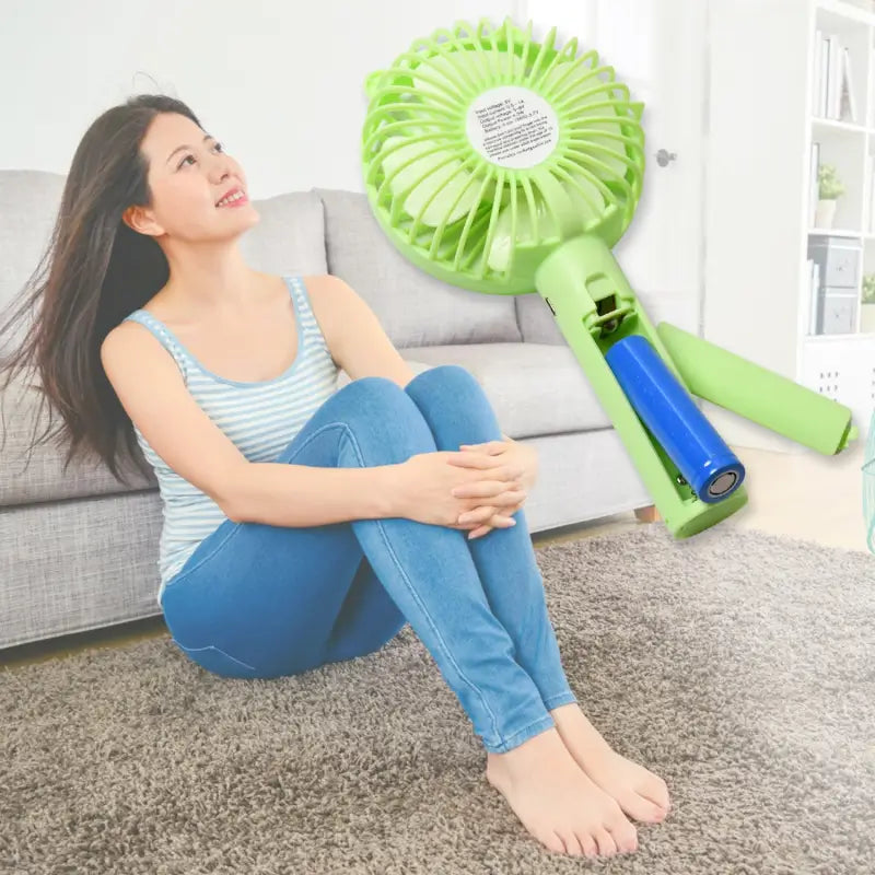 BreezeMini Portable Desk Fan – 3-Speed Personal Table Fan