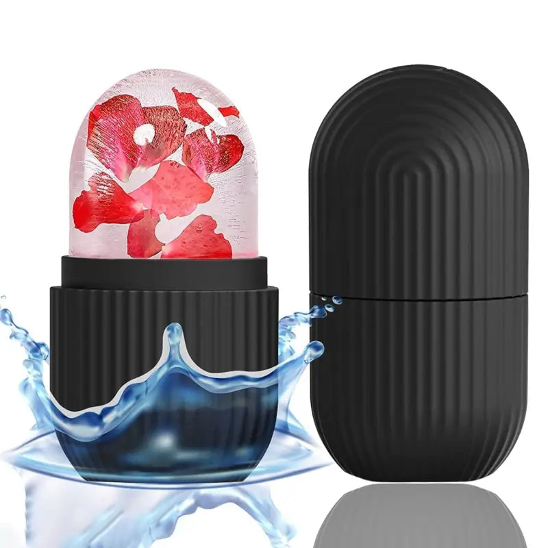 GlowChill Face Ice Roller – Cooling Facial Massager for Puffiness & Skin Care